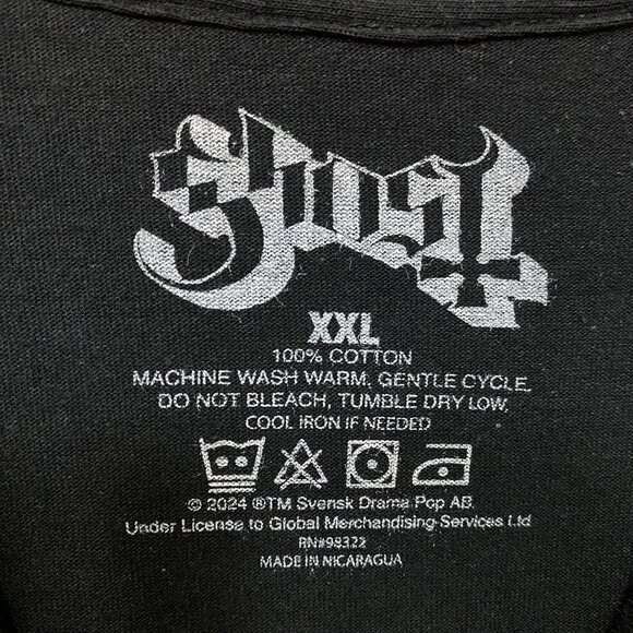 Ghost Cardinal Copia Crystal Ball Cards Heavy Metal Rock T-Shirt 2XL - Picture 4 of 4